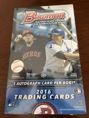 2016 Bowman Baseball Hobby Box, Factory sealed, Vladimir Tatis & More