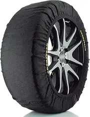 [Goodyear] Car Snow Chains Textile Snow Chains Snow Tyres Car Snow Chains Traction Aid with Ö-Norm V5121, Size M, Black