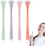 Tongue Scraper, Dentals Tongue Scraper for Fresher Breath, Soft Silicone Cleaner Helps Fight Bad Breath, Safe Tongue Tools for Adults, Kids, Girls, Boys, Teens Yongbao