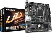 Gigabyte H610M H V2 DDR4 Motherboard - Supports Intel Core 14th CPUs, 6+1+1 Hybrid Digital VRM, up to 3200MHz DDR4 (OC), 1xPCIe 3.0 M.2, GbE LAN, USB 3.2 Gen 1