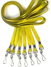 Lanyard 50 Pieces Flat Bulk Lanyards for ID Badges Comfortable Neck Straps Cruise Lanyard Swivel J-Hook Clips Badge Lanyards