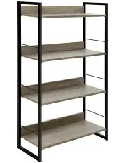 [Artiss] Book Shelf Display Shelves Corner Storage in Black