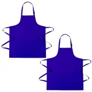 2 Pack Adjustable Water drop Resistant Apron with 3 Pockets Kitchen Cooking &...