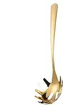 Stainless Steel Pasta Spoon | Spaghetti Server Spoon | Rust-Proof Noodle Serving Spoon | Spaghetti Server Utensil with Non-Slip Handle | Cooking Tools Pasta Spoon for Noodles and Spaghetti