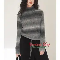 在飛比找Yahoo!奇摩拍賣優惠-VENESSA~ 歐單 CO 新款 氣質暈染漸層色調 女の灰