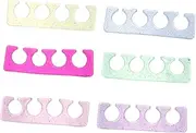 FRCOLOR Silicone Toe Separator Set Pieces Nail Toe Divider Manicure Pedicure Bunion Relief Flower Prevention