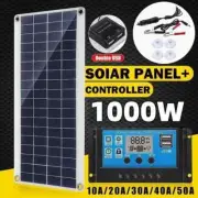 1000W Solar Panel 12V Solar Cell 10A-100A Controller Solar Plate Kit For Phone