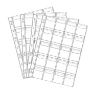 20 Pocket Coin Pages, 10 Sheets Plastic Coin Holders Stamp Collector Supplies...