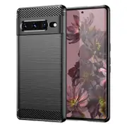 MCC Slim Google Pixel 7 Pro 5G Shockproof Soft Carbon Case Cover Skin 7Pro [Black]
