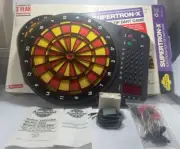 RARE Arachnid Vtg Electronic Soft Tip Dart Board 4 Player 1950-EMD Made In USA
