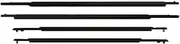 HUVNEXA Window Door Seals Car Window Outer Weatherstrip Side Door Glass Rubber Belt Moulding Sealing Strip, for Toyota, for Prius 2010 2011 2012 2013 2014 2015 Car Door Seal Strip