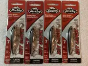 (LOT OF 4) BERKLEY HIT STICK #7 1/4oz. FLOATING BLACK SILVER NIP