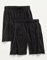 Old Navy 2-Pack Boys Go-Dry Mesh Shorts Black Jack S Small