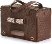 Sherpa Park Tote Pet Carrier, Medium Brown