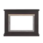 Opal Electric Fireplace Heater Espresso Oak Mantel