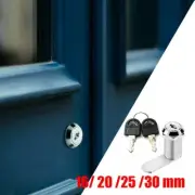 Sliding Glass Door Ratchet Lock Keys Cabinet Drawer Display Case Locks W/keys
