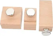 BATHVEVE 3Pcs Leather Sanding Block DIY Hand Sander Tools for Efficient Leather Crafting Durable Beech Design for Polishing Belts and Saddles Easy Installation and Reuse