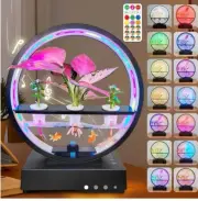 Fish Tank Lights Bluetooth Speaker - Dimmable Beside USB Table Lamp