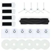For T20 Robot Vacuum Main Side Brush Hepa Filter Mop Cloth Dust Bags Accessories