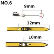 Yellow 12mm Irregular Fashion Watch Hands for Miyota 2035 Quartz Movement