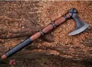Custom Handmade Hand Forged Ragnar Lothbrok Viking Axe Battle Hatchet Bearded AX
