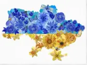Bead embroidery kit Flowering homeland needlework kit canvas beadwork pattern