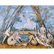 Cezanne, The Large Bathers, 1906, Pearl Photo Paper, 11" x 14"