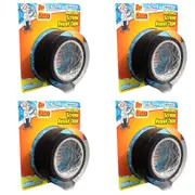 4x Hercules Dr. Nano 50mm x 5m Heavy Duty Screen Repair Tape Adhesive Black