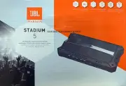 NEW JBL Stadium5 Five Channel Car Amplifier w/ Remote Bass Control