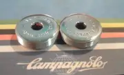 Campagnolo Flat C-Rec/Track Crank Arm Dust Caps (2) Vintage -NEW/NOS- Free Ship