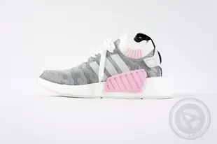 【A-KAY0】ADIDAS 女鞋 W NMD R2 PK GREY PINK 灰白粉【BY9520】