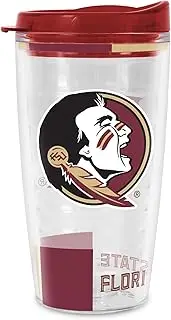 Rico Industries NCAA Florida State Seminoles 16 oz Double Walled Insulated Tritan Classic Tumbler Cup Keeps Drinks Cold & Hot, USA Made