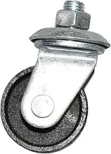 MagiDeal Floor Jack Casters 16mm Stem Replacement Trailer Caster Wheel Metal Horizontal Jack Casters for 4 Ton Floor Jack