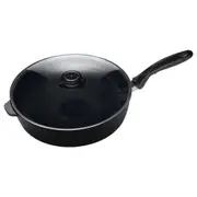Swiss Diamond XD Induction Deep Saute Pan With Glass Lid 28cm/4.2L - Robins Kitchen
