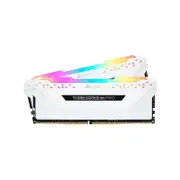 Corsair Vengeance RGB Pro 16GB(2x8GB) DDR4-3600 C18 Gaming Memory - White [CMW16GX4M2C3600C18W]