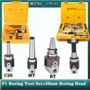 1set MT2 M16 + F1 2 inch 50 Boring head 12mm Boring Bar For Milling Machine Tool