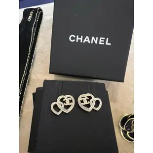 香奈兒聖誕節包裝經典耳環Chanel