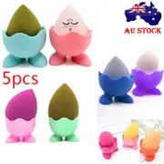 5pcs Breakfast Serving Cups Holders Set Boiled Egg Kitchen Silicone Egg Cup NEW