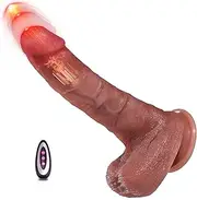 Thrusting Dildo Vibrator Sex Toys - Adult Sex Toys Realistic Penis G Spot Vagina Silicone Dildos Female Sex Stimulator with 7 Modes & Suction Cup, Adult Women Toys & Games for Women Couples (8.7 inch)