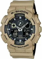 NEW Casio G-SHOCK GA100L-8A XL Layered Series Desert Sand Tan Analog Mens Watch
