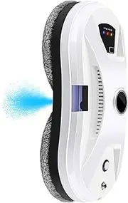 Window Cleaning Robot with 5600Pa Suction, AI Smart Navigation & Auto Water Spray, Remote Control – Automatic Robot Window Cleaner for High-Rise Glass, Mirrors & Tiles