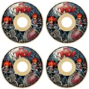 Spitfire Skateboard Wheels 57.5mm F4 99A Grant Taylor Undead Radial White