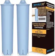 2X Aqua Blue H2O Water Filter for Jura Claris Blue Clearyl Coffee Machines