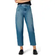 Joe's The Phoebe Patch Pocket Crop Straight Leg Jeans in Refined at Nordstrom, Size 29