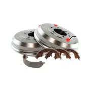Protex Rear Brake Drums + Shoes for Ford F350 2WD 4WD DRW 1984-1989