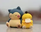 2-piece Pok é mon Series Sleep Up Duck Kirby Beast Home Decor Handmade 6cm