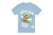 SpongeBob SquarePants Mens Burger Rider T-Shirt (Light Blue) - UTTV6614