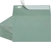 50 Pack 5 x 7 Envelopes Colored Self Seal for Wedding, Party Invitations, Greeting Cards, Announcements, Photos, 5.24 x 7.21 Inches