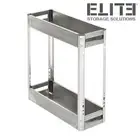 Pull Out Kitchen Cabinet Organiser - Slim Two-Tier - Stianless Steel - 200mm