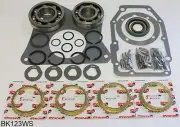 Jeep T176 4 speed Transmission Bearing Kit with Synchro Rings, BK123WS